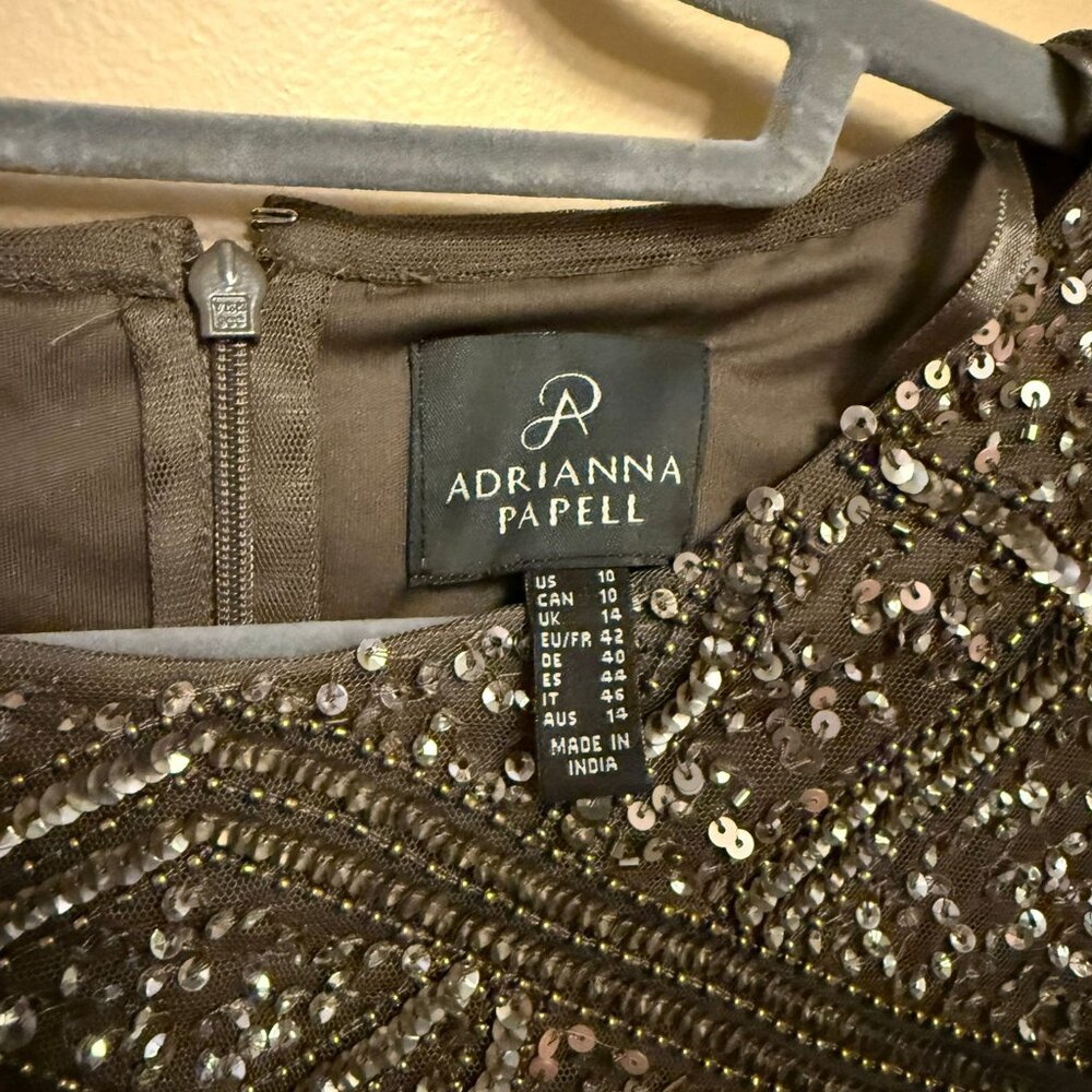 ADRIANNA PAPELL Dress - Size 10 - Picture 7 of 8